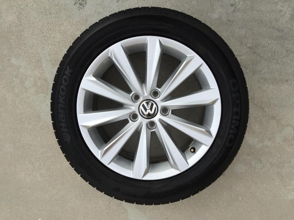 FS 2012 2013 2014 OEM Passat Wheels and Tires VW Vortex Volkswagen
